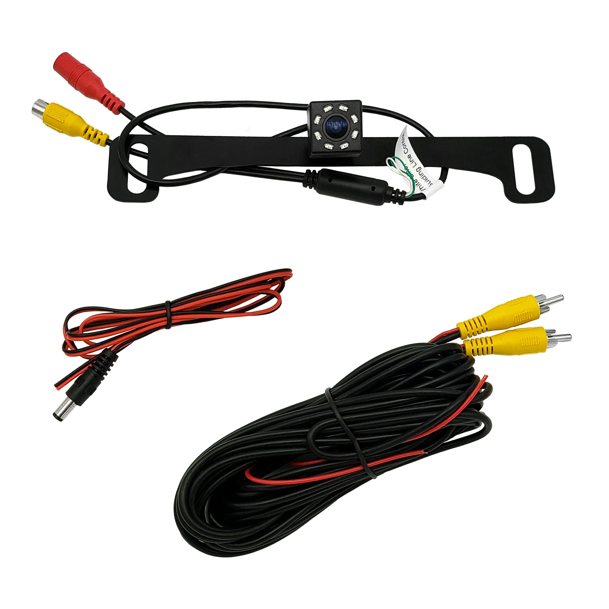 Master Tailgaters Small License Plate Frame Backup or Front Camera - 8 IR LED Night Vision, IP68 Waterproof, 170° Wide Angle for Cars, Trucks & SUVs | Perfect for Night Driving, Parking & Off-Road Adventures