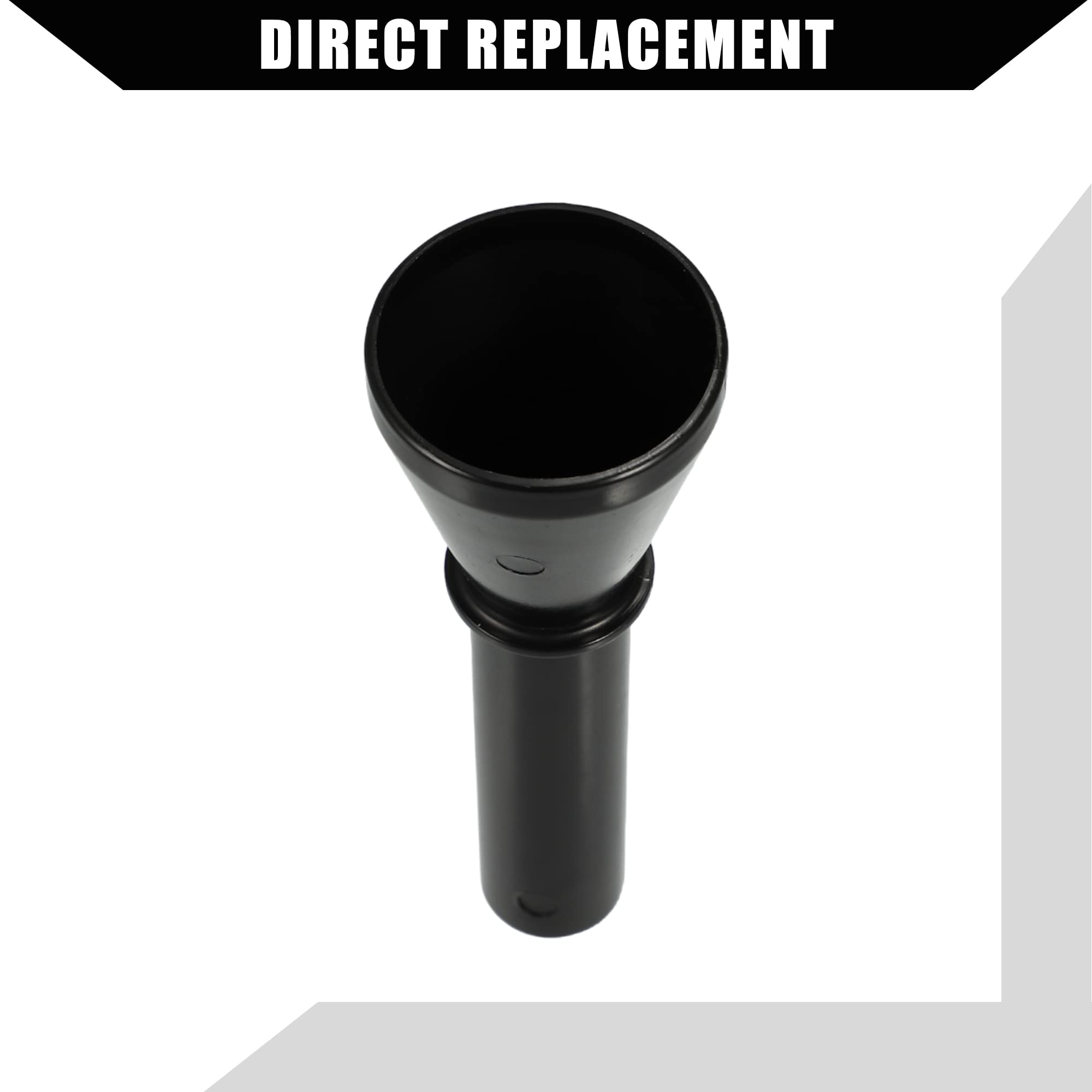 Buick Enclave 2018-2022 Rear Fuel Filler Funnel - Durable Plastic Replacement Part (Black) - 1 Piece - Perfect for Easy Gas Refueling & Maintenance