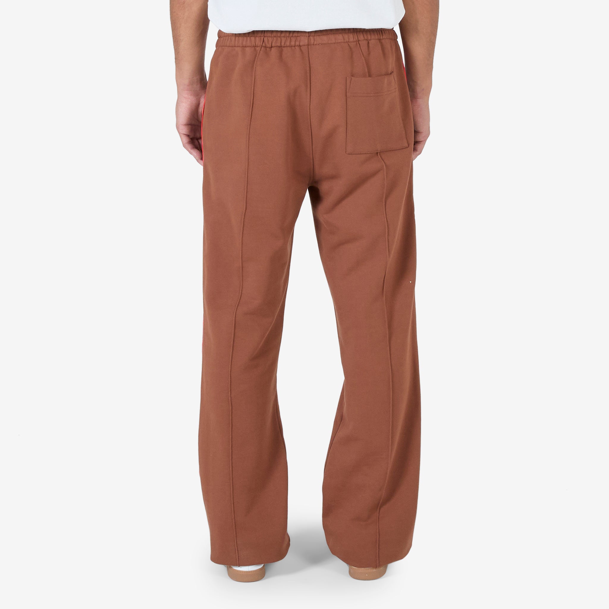 Motosport Laurel Tape Jogger Pants - Brown Athletic Running Pants for Men & Women - Perfect for Jogging, Gym Workouts and Outdoor Sports