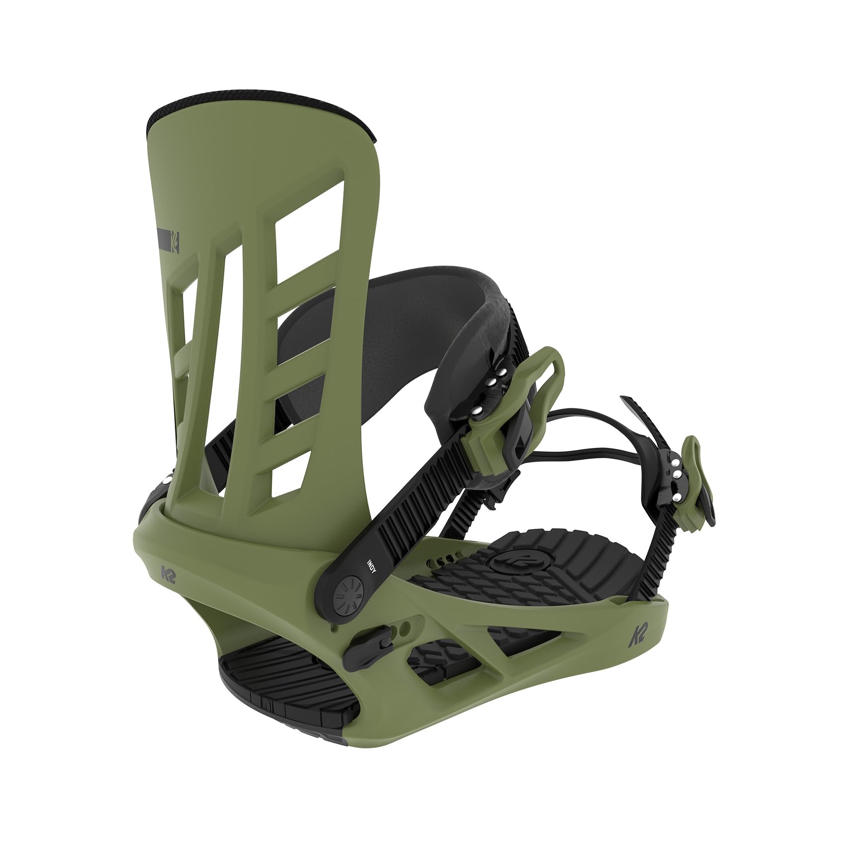 K2 Indy Men's Snowboard Bindings - Adjustable & Responsive for All-Mountain Riding - Perfect for Freestyle & Powder Snowboarding