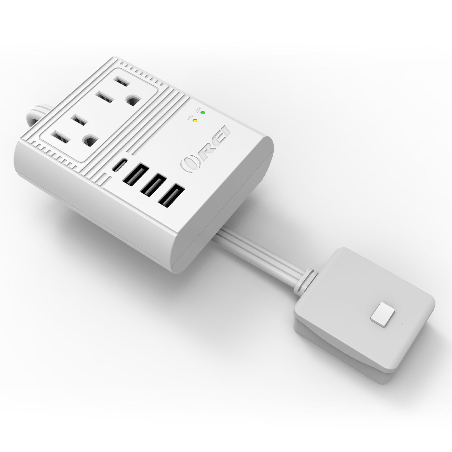 Universal Travel Adapter with 3 USB Ports - Worldwide All-in-One Compact Power Converter (M8 Max) - Perfect for International Travel, Business Trips & Charging Multiple Devices