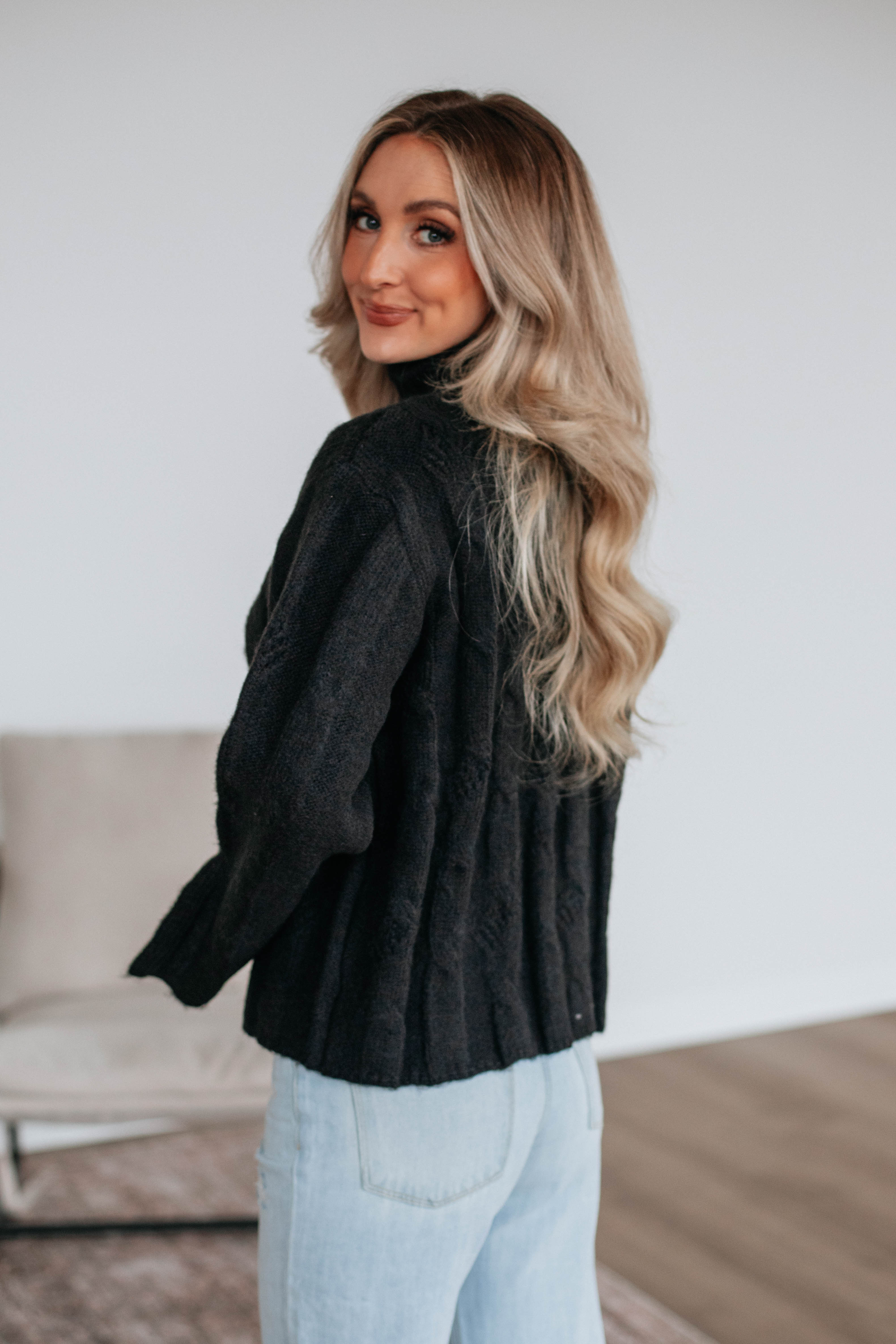 Colette Cable Knit Sweater Women's Chunky Knit Pullover - Perfect for Fall Winter Fashion & Cozy Outfits