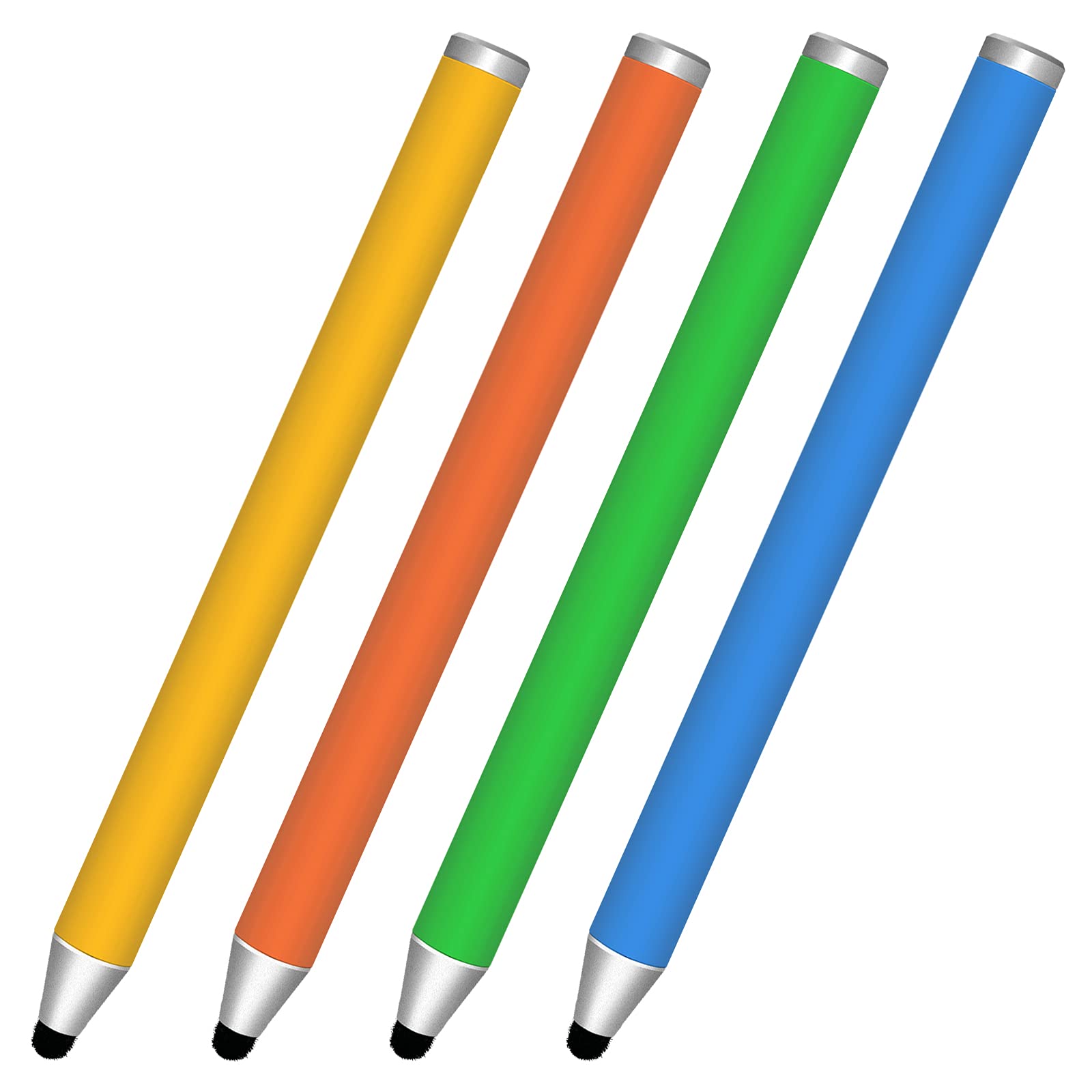 Kids Stylus Pens for Touch Screens - 4 Pack Capacitive Stylus for iPad, iPhone, Samsung Galaxy & All Tablets - Perfect for Drawing, Learning & Digital Play