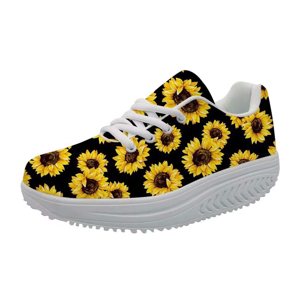 FOR U DESIGNS Women's Platform Sneakers - Comfortable Walking Shoes with Wedge Heel for Fitness, Casual & Outdoor Activities | Perfect for Teen Girls & Young Women | Gym, Running, Street Style & Daily Wear