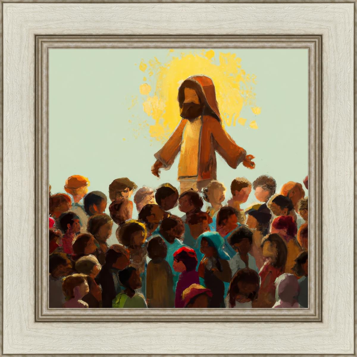 Blessed Are The Children - Inspirational Christian Wall Art for Kids' Room Decor & Nursery - Perfect for Sunday School, Baptism Gifts & Faith-Based Home Decor