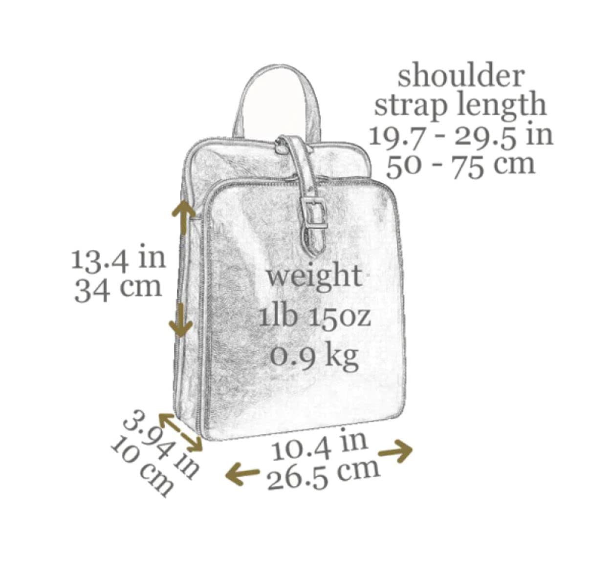 Durable Leather Backpack with Shoulder Strap - Handmade Convertible Laptop Bag for 12 Inch Notebooks, Perfect for Work, Travel & School Daypack Rucksack