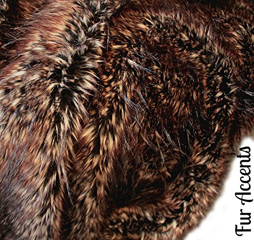Premium Faux Fur Lynx Print Throw Blanket - Soft Brown, Black & Tan Spotted Design - 4'x5' Cozy Minky Lined Blanket for Sofa, Bed & Winter Cuddling