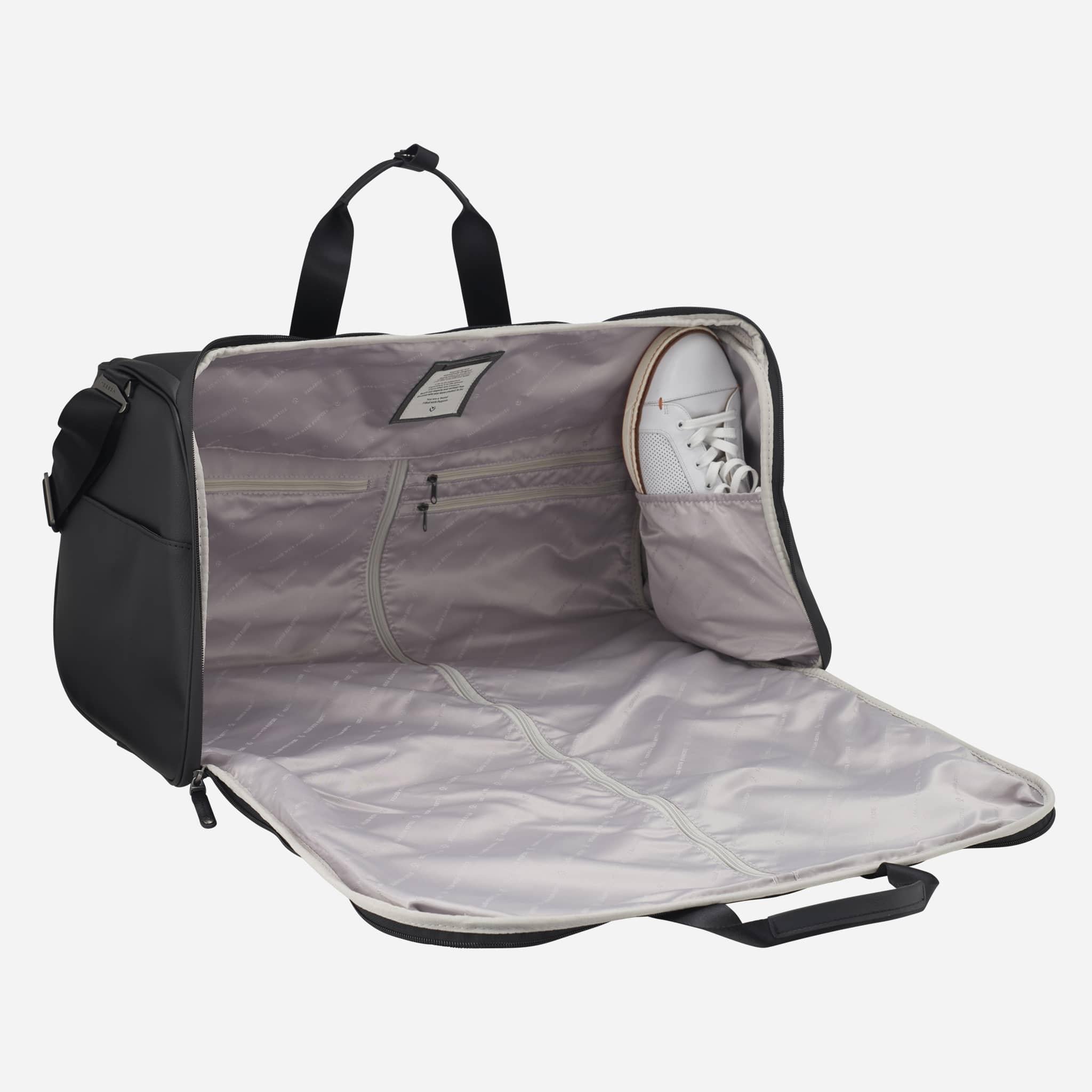 Premium Signature Garment Duffel Bag - Large Travel Duffel for Gym, Work & Weekend Trips - Durable Waterproof Carryall with Shoulder Strap - Perfect for Sports, Business Travel & Outdoor Adventures
