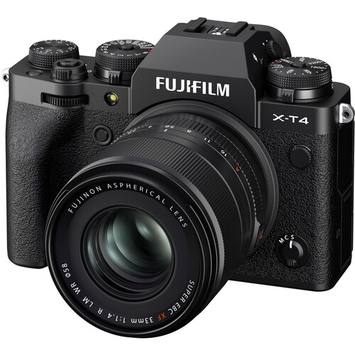 Fujifilm FUJINON XF 33mm F1.4 R LM WR Lens - Fast Aperture Prime Lens for Fuji X-Mount Cameras, Weather-Resistant for Outdoor Photography & Portraits