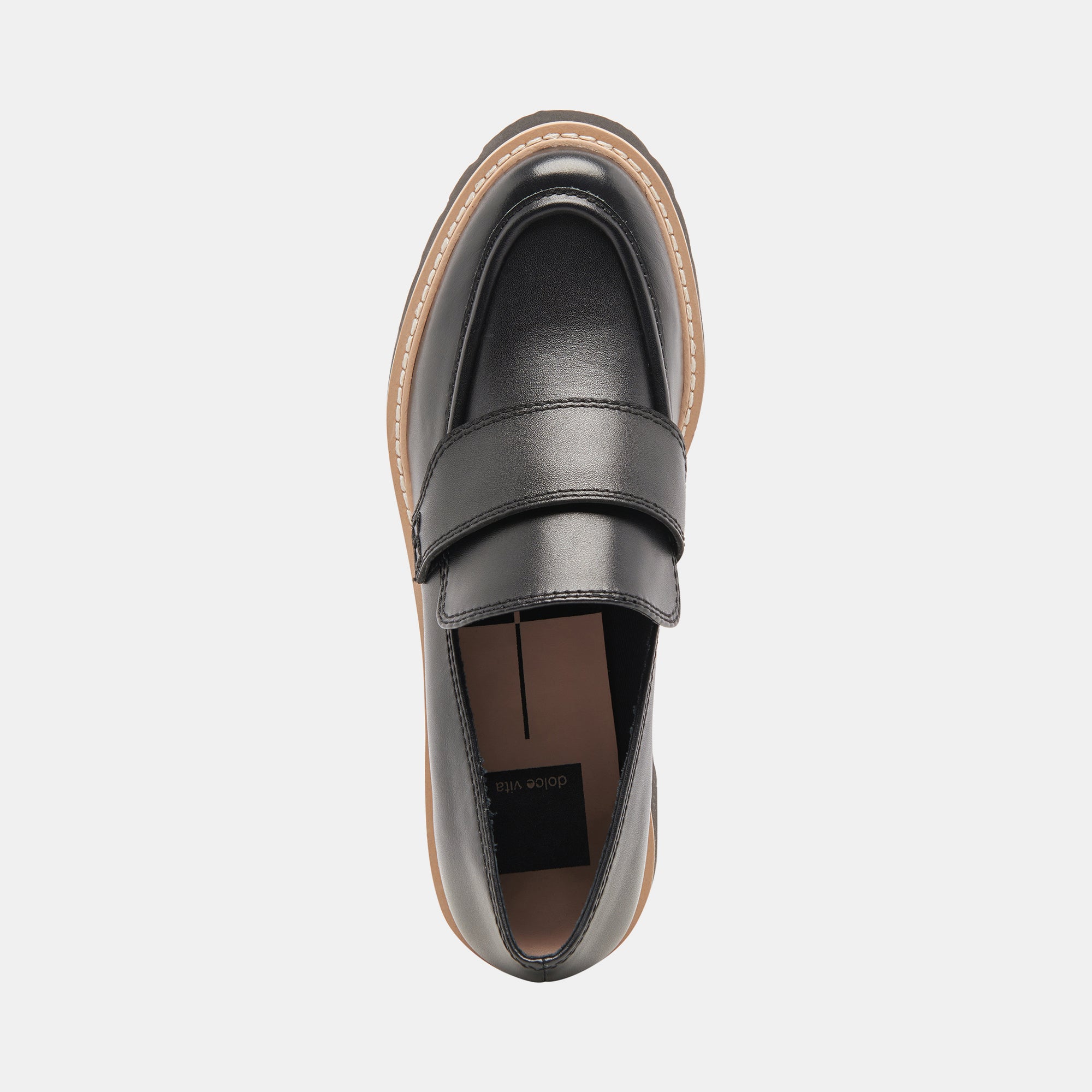 HALONA Men's Leather Loafers - Premium Onyx Black Slip-On Shoes for Business Casual & Office Wear