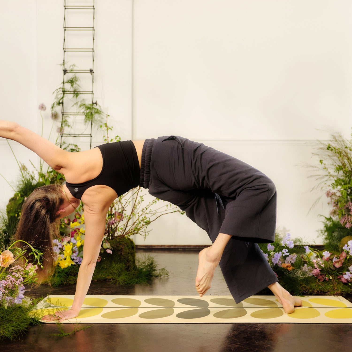 Premium Non-Slip STEM Yoga Mat - Yogi Bare X OK - Eco-Friendly & Extra Thick for Home Workouts, Studio Practice & Outdoor Yoga Sessions