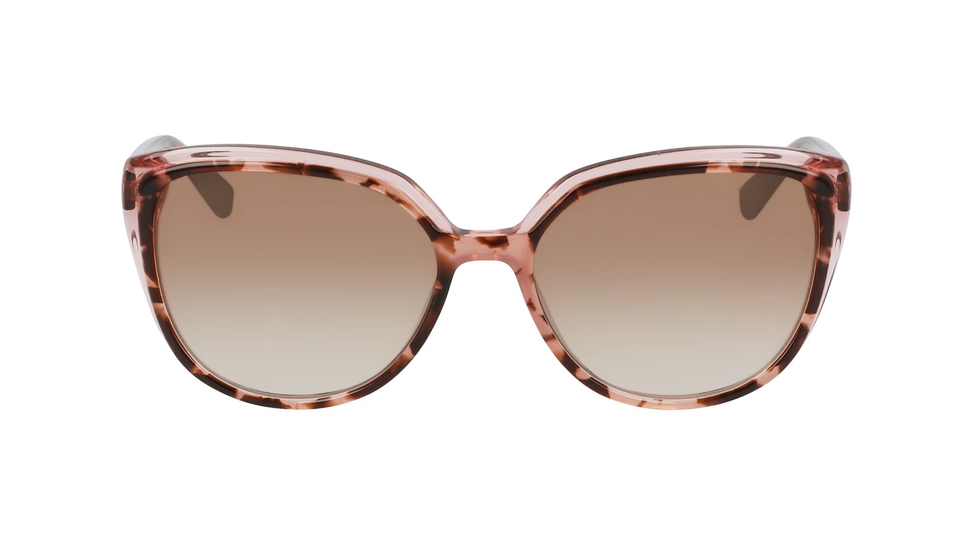 Anne Klein Women's AK7077 Rectangular Sunglasses - UV Protection, Polarized Lenses, Lightweight Frame - Perfect for Driving, Beach & Outdoor Activities