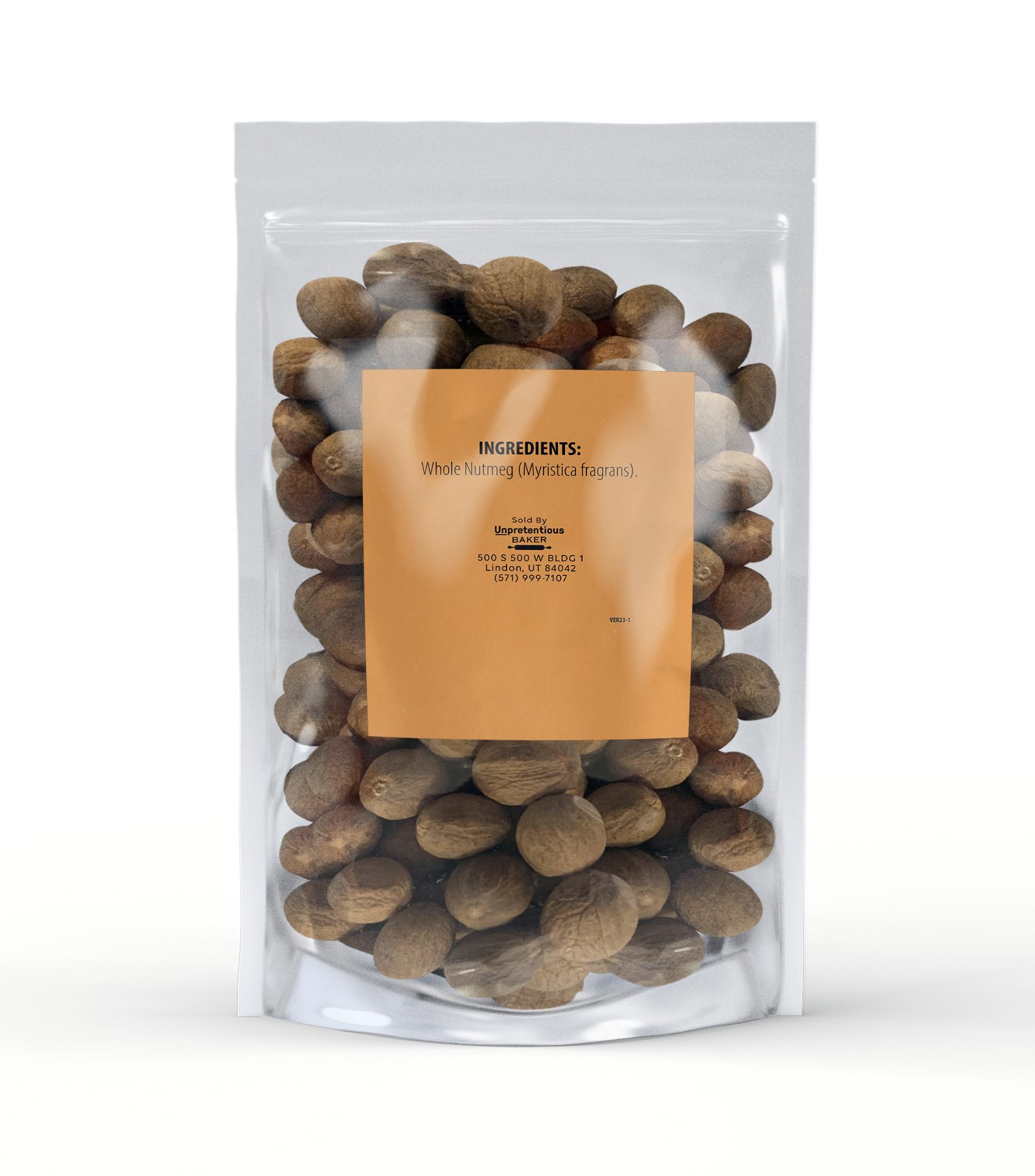Premium Whole Nutmeg, 10 oz | Gluten-Free, Non-GMO | Resealable Bag for Freshness | Perfect for Holiday Cooking, Baking, Pumpkin Pie & Mulled Wine