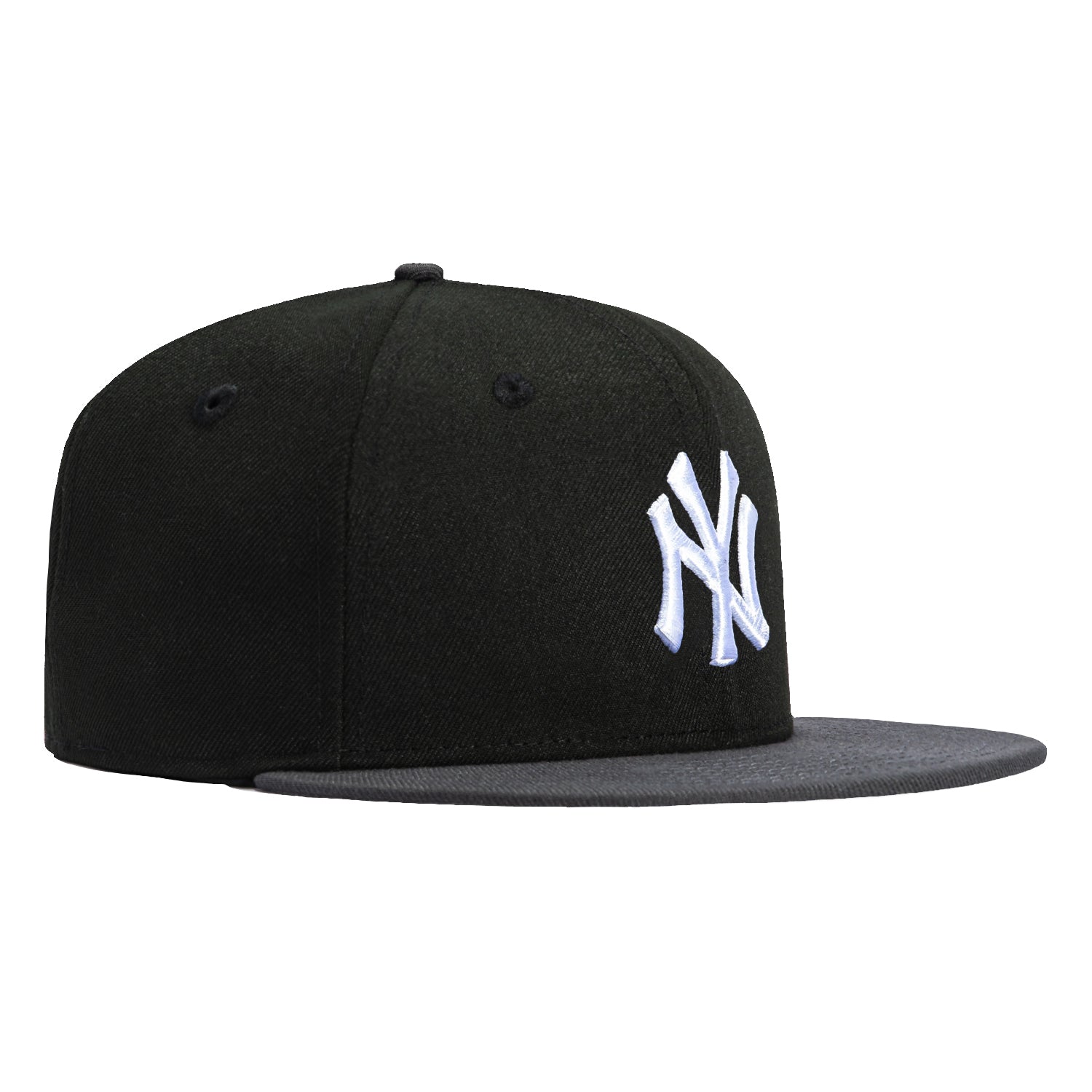 New Era 59Fifty New York Yankees Baseball Cap - Black & Graphite Adjustable Snapback Hat for Men & Women - Perfect for Baseball Games, Streetwear Fashion & Sports Fans