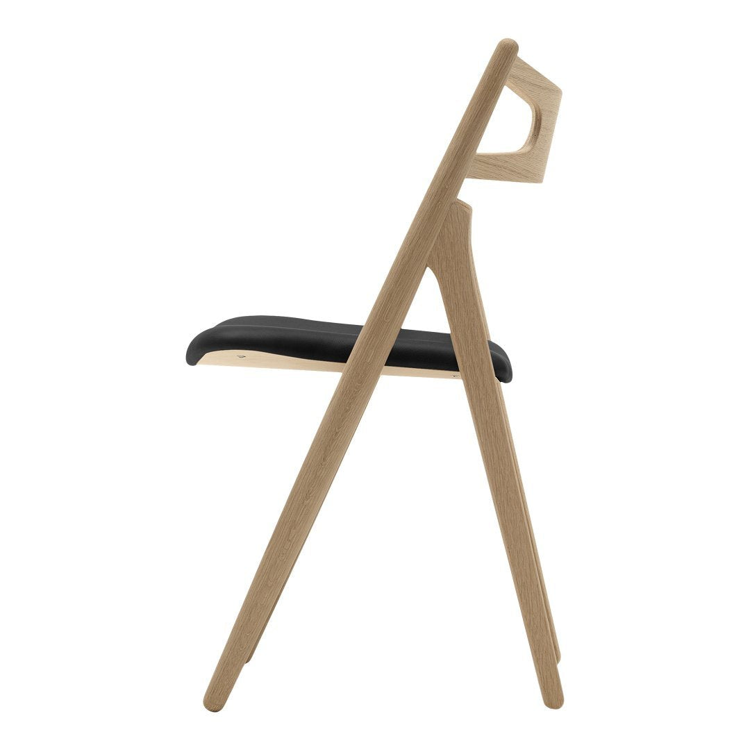 CH29P Sawbuck Chair - Solid Wood Dining Chair for Kitchen & Dining Room - Modern Scandinavian Design for Home & Office Use