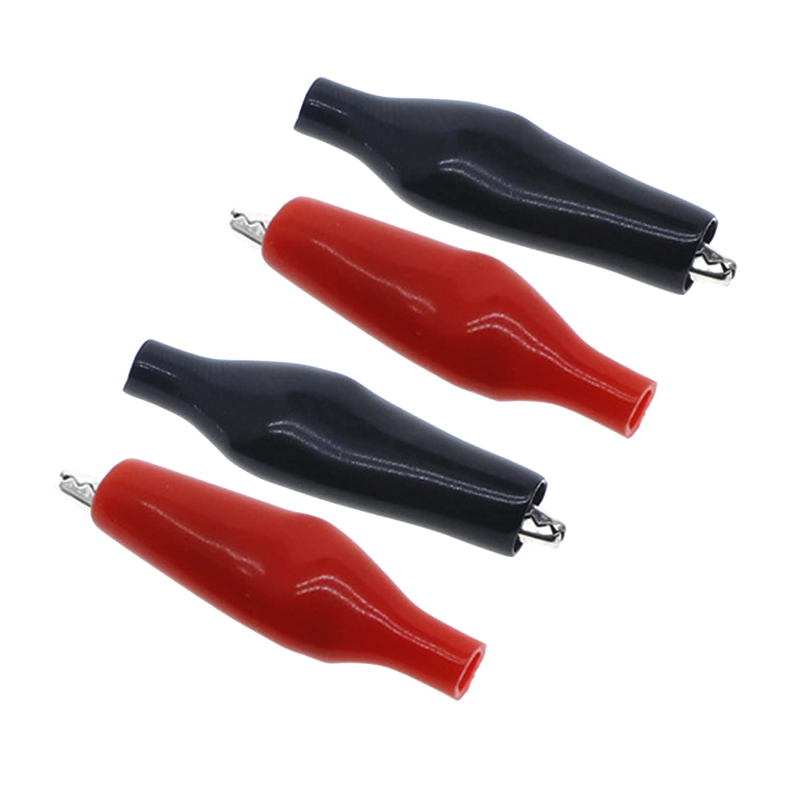 10 Pcs Insulated Alligator Clips - Detachable Mini Test Clamps for Electrical Wiring, DIY Projects, and Lab Experiments - Perfect for School Science Kits, Electronics Repair, and Cable Testing