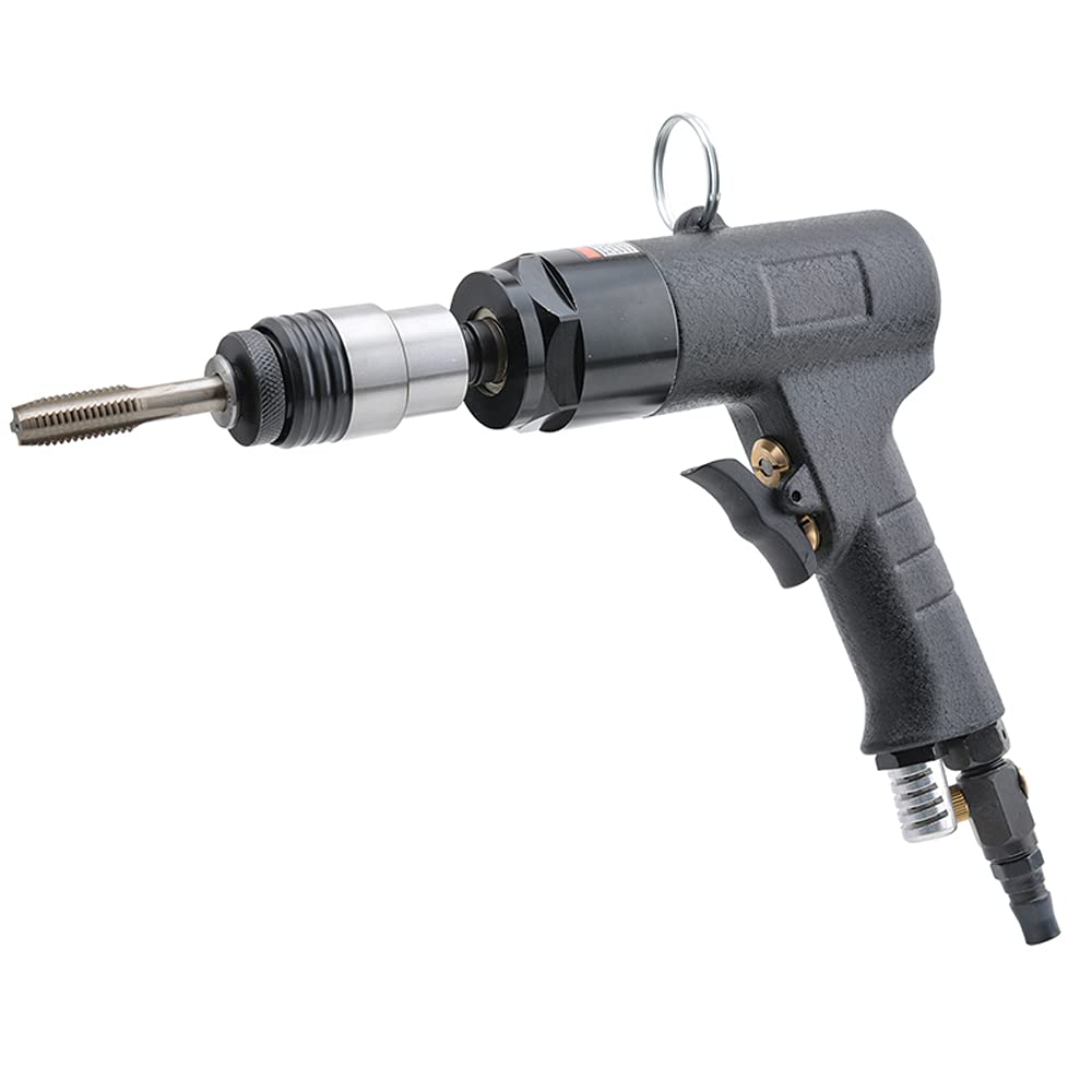 MXBAOHENG Pneumatic Tapping Machine M3-M12, 750 RPM, 1.55kg, Black - High-Speed Metal Threading Tool for DIY, Automotive & Industrial Applications
