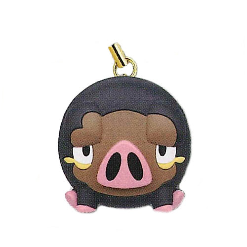 Pokemon Normal Type Petanko Mascot Keychain - 1 Inch Cute Collectible Figure by Takara Tomy - Perfect for Backpacks, Key Rings & Anime Fans Gifts