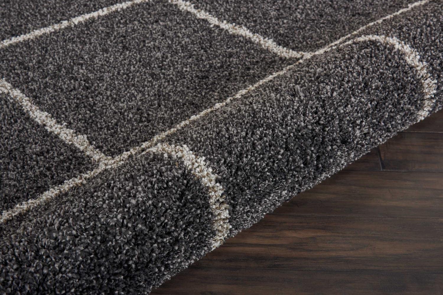 Nourison Brisbane Shag Charcoal 8'2