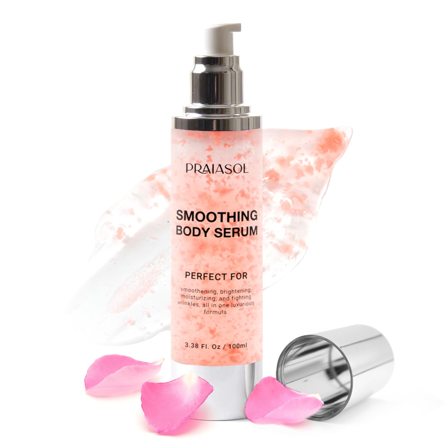 **Glossy Smoothing Anti-Aging Body Serum for Wrinkles – Hydrating, Nourishing & Firming Formula with Natural Ingredients – 100ml/3.38 Fl Oz – Fast Absorption for Silky Smooth Skin – Perfect for Nighttime Skincare & Daily Moisturizing Routine**
