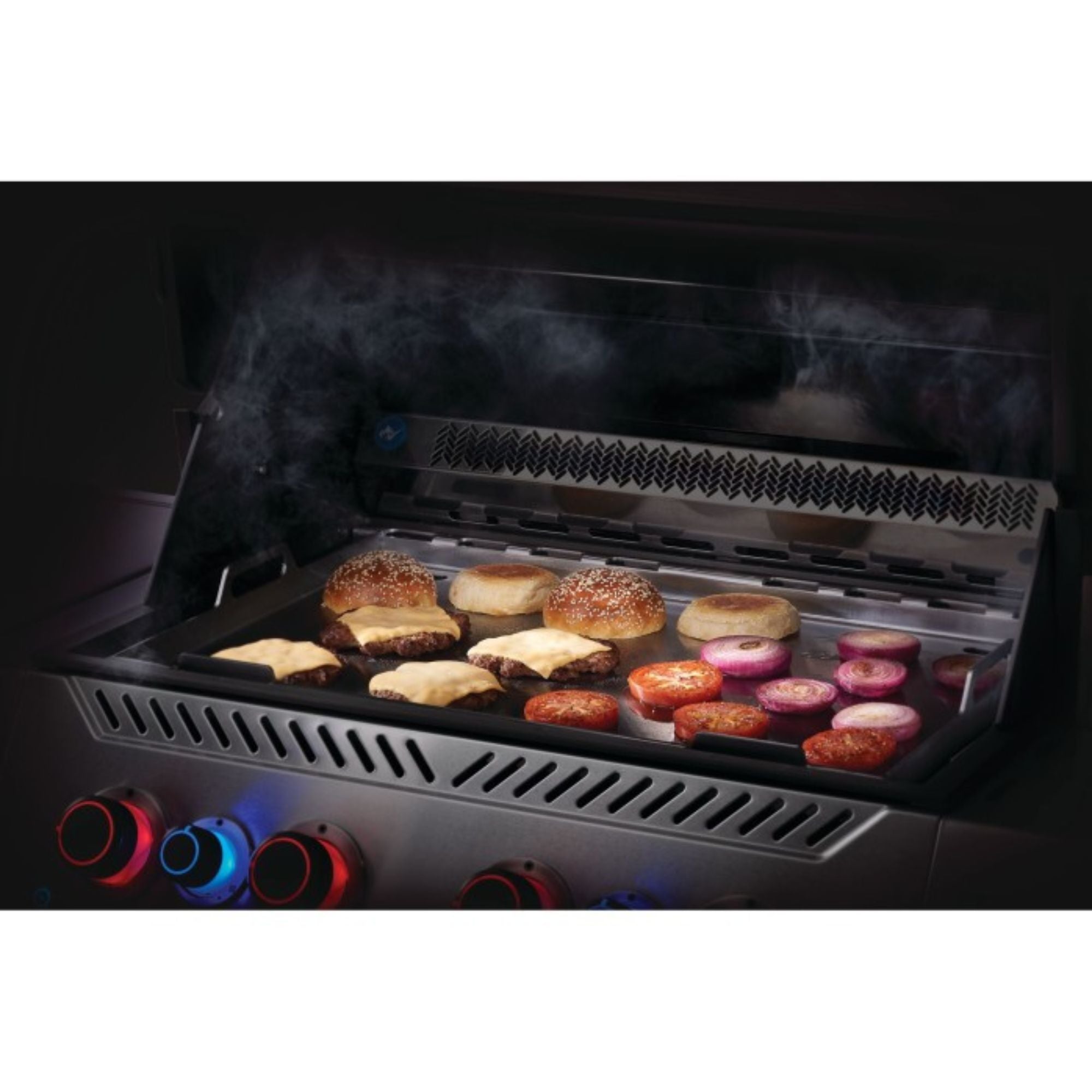 Premium Napoleon Stainless Steel Griddle Insert for Prestige®/PRO™ 500 & Rogue® 525 Models (56094) - Perfect for Outdoor Grilling, BBQ Parties & Backyard Cooking