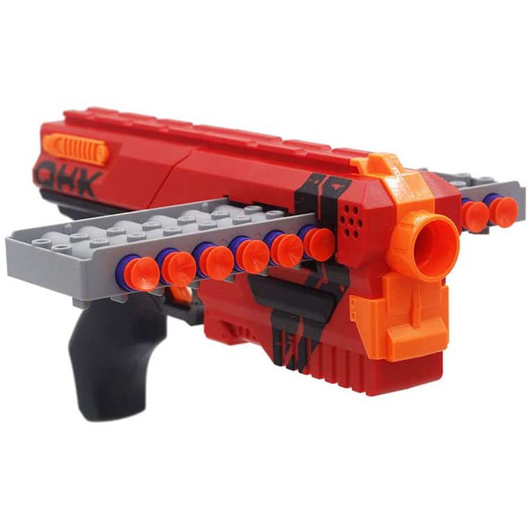 Best Horizontal Clip Fed Manual Foam Dart Blaster Toy for Kids - Outdoor & Indoor Nerf Battle Games, Birthday Party Favors, Backyard Target Shooting Fun