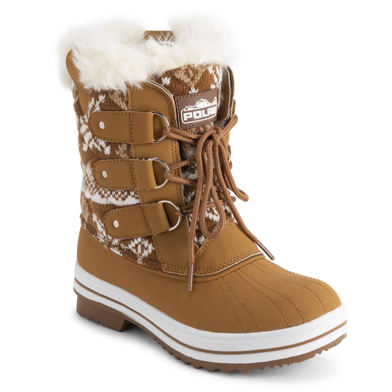 Polar Products Women's Quilted Snow Boots - Waterproof Winter Boots for Snow & Rain - Warm & Comfortable for Outdoor Activities, Hiking & Cold Weather