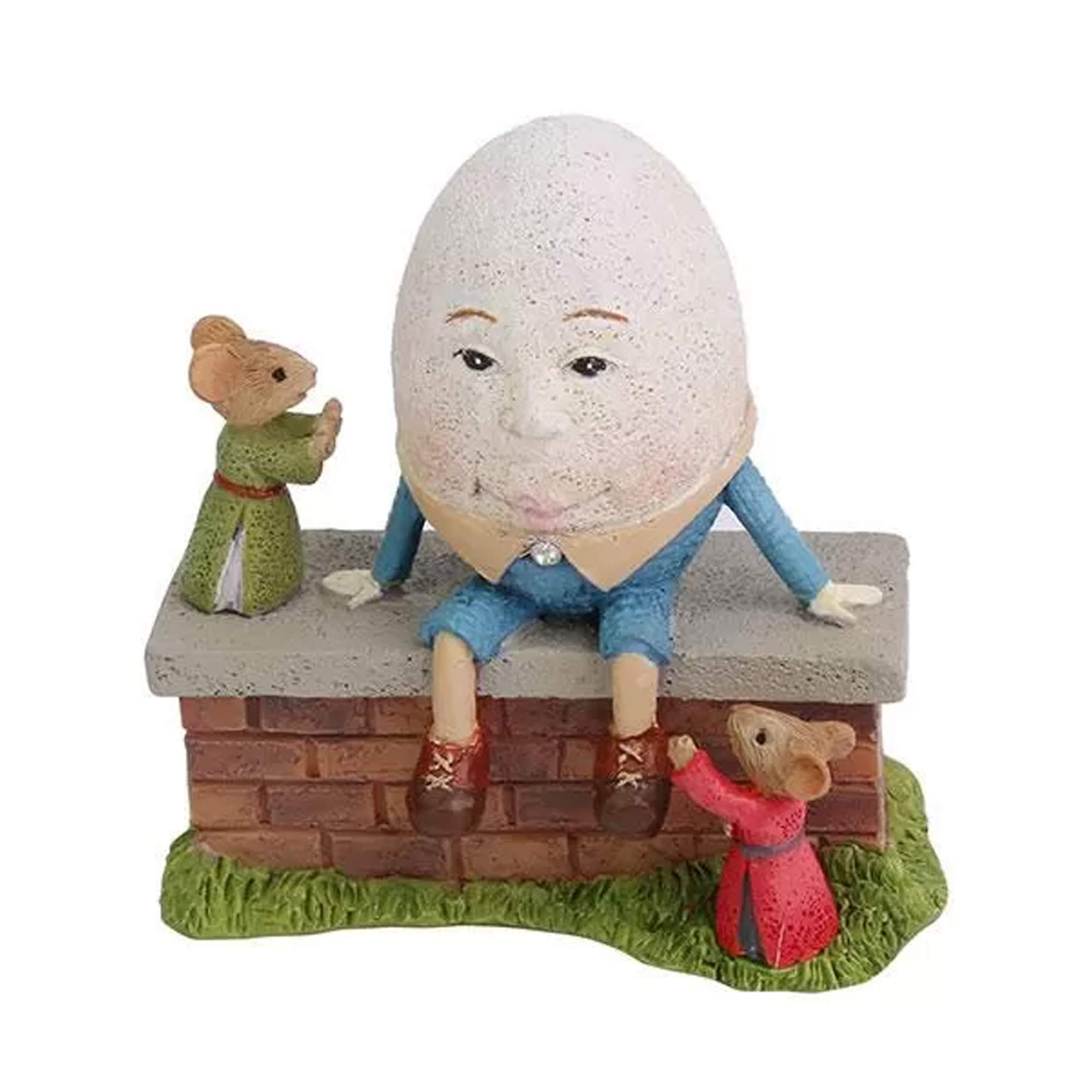 Enesco Tails with Heart Humpty Dumpty Mice Figurine - Cute Collectible Mouse Statue 6005745 (New) | Perfect Gift for Disney Fans, Home Decor & Shelf Display