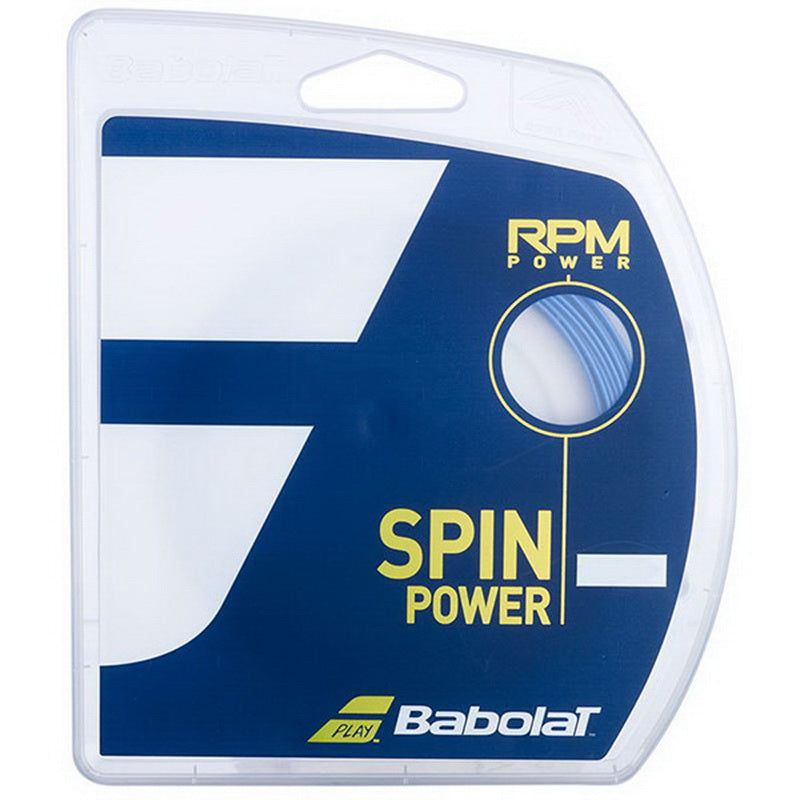 Babolat RPM Power 17/1.25 Tennis String (Blue) | High-Performance Polyester Tennis Racket String for Spin & Control | Perfect for Competitive Players & Tournament Play