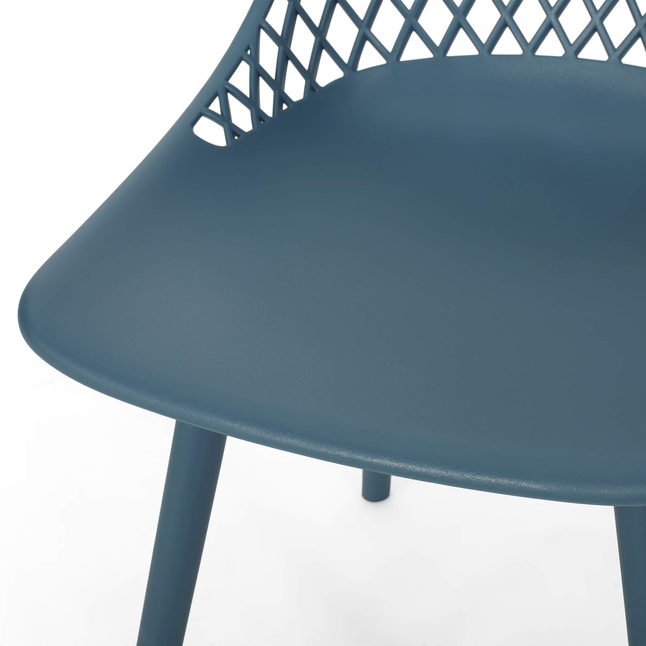 Christopher Knight Home Delora Outdoor Dining Chairs (Set of 2) - Weather-Resistant Green Patio Furniture for Garden, Poolside & Backyard Dining