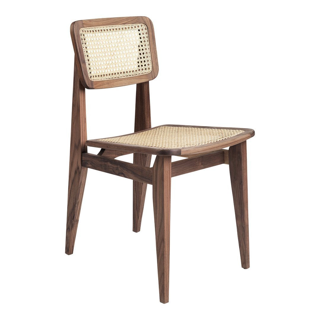 French Cane Dining Chair - Elegant C-Shaped Design for Kitchen, Dining Room & Patio - Comfortable & Stylish Seating Solution