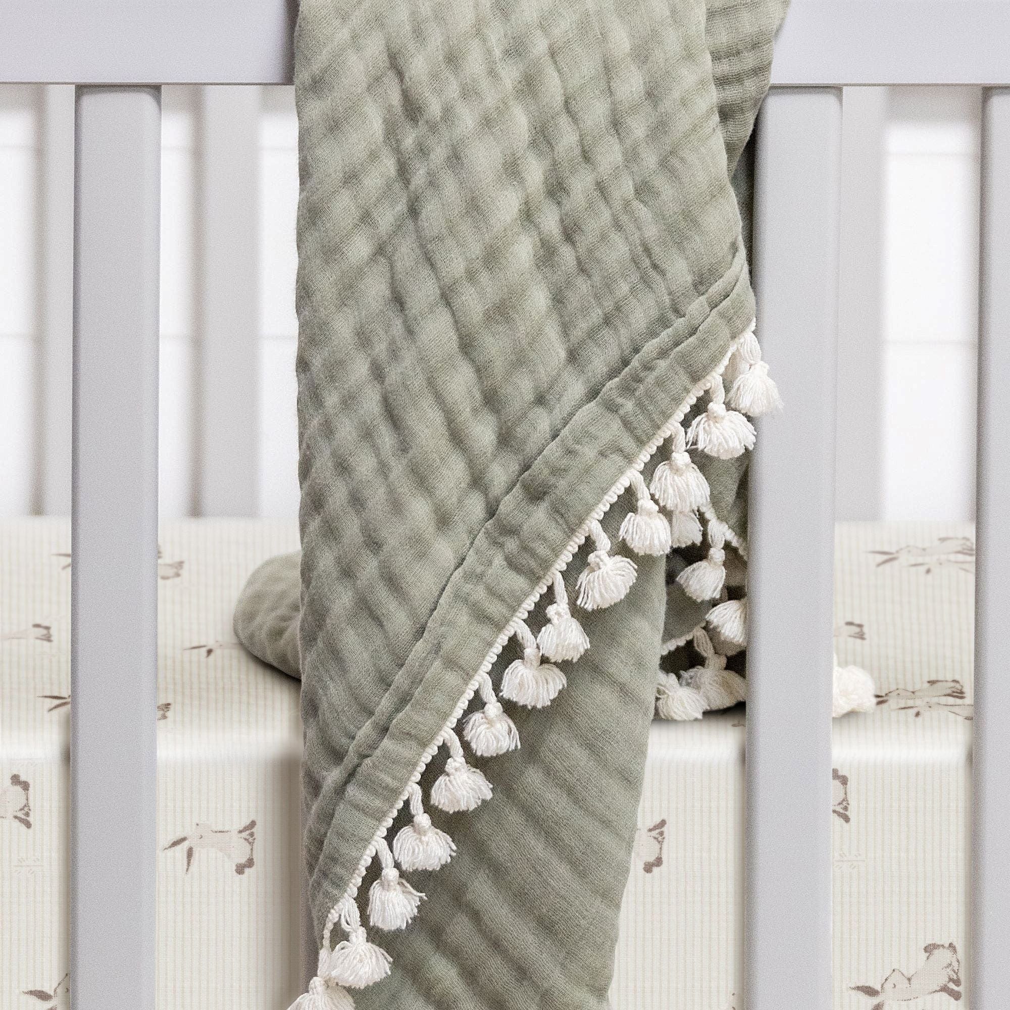 Organic Cotton Fitted Crib Sheet for Baby Cribs - Soft, Breathable & Hypoallergenic Nursery Bedding - Perfect for Newborns & Toddlers' Safe Sleep