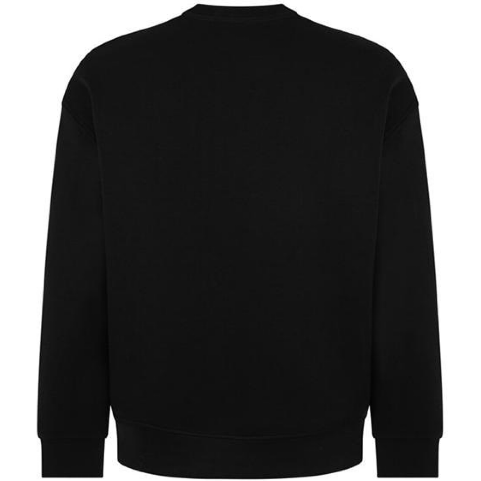 Emporio Armani Men's Black Cotton Sweatshirt | Casual Pullover Hoodie for Streetwear & Lounge Comfort | Perfect for Everyday Wear, Gym & Travel