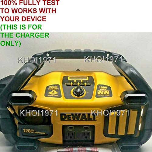 Original AC Wall Charger Power Adapter for DEWALT DXAEPS2 2800 Peak Amp Professional Power Station & Car Battery Jump Starter - Replacement Charger (Not by DEWALT) - Perfect for Home, Garage & Emergency Vehicle Use
