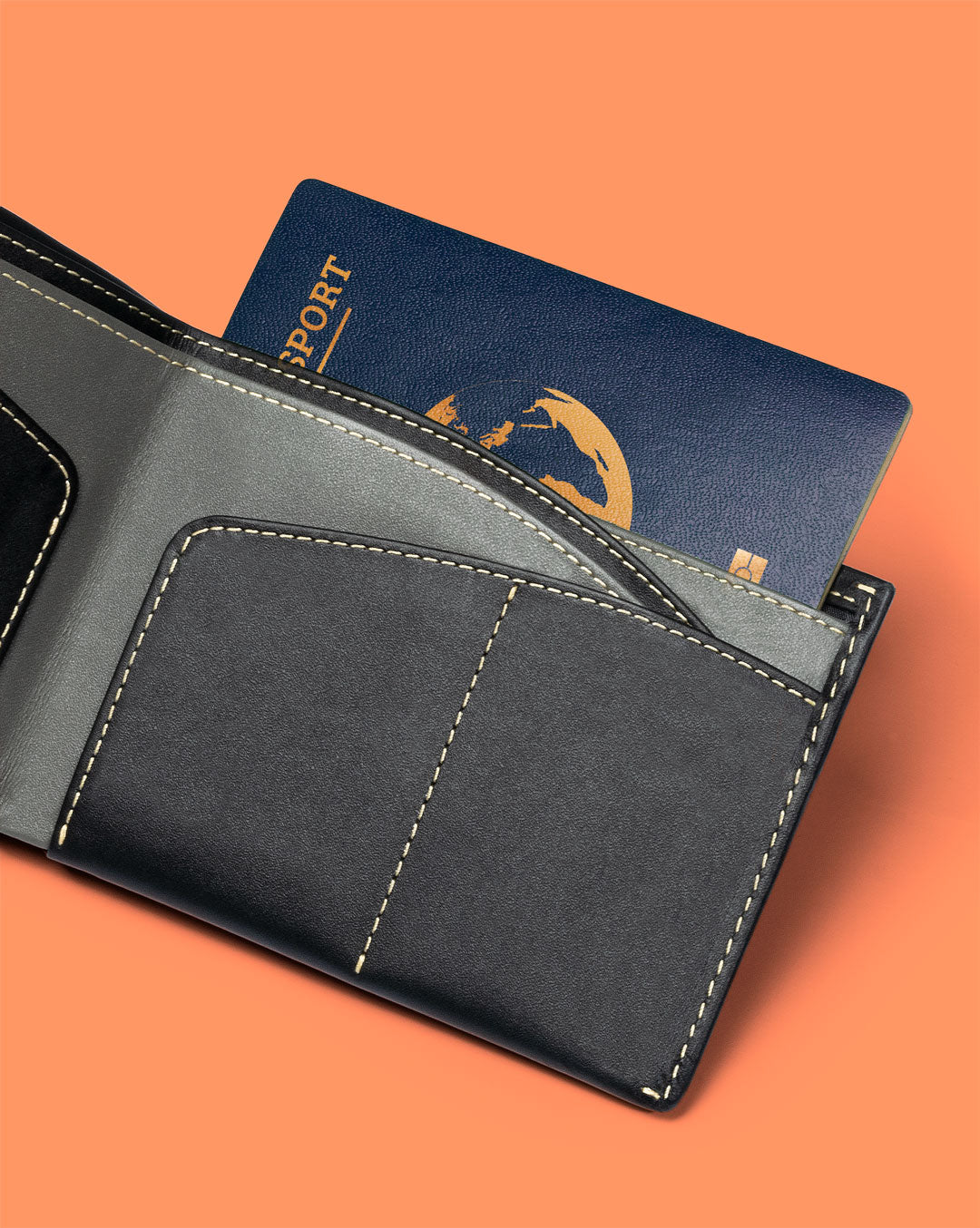 Orbit RFID Blocking Travel Wallet - Secure Passport Holder & Credit Card Organizer for International Trips & Air Travel