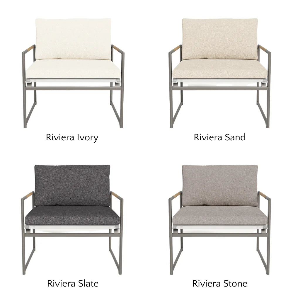Premium Breeze Aluminum Outdoor Lounge Chair - Lightweight, Durable & Weather-Resistant Patio Furniture for Poolside, Garden, Deck & Backyard Relaxation