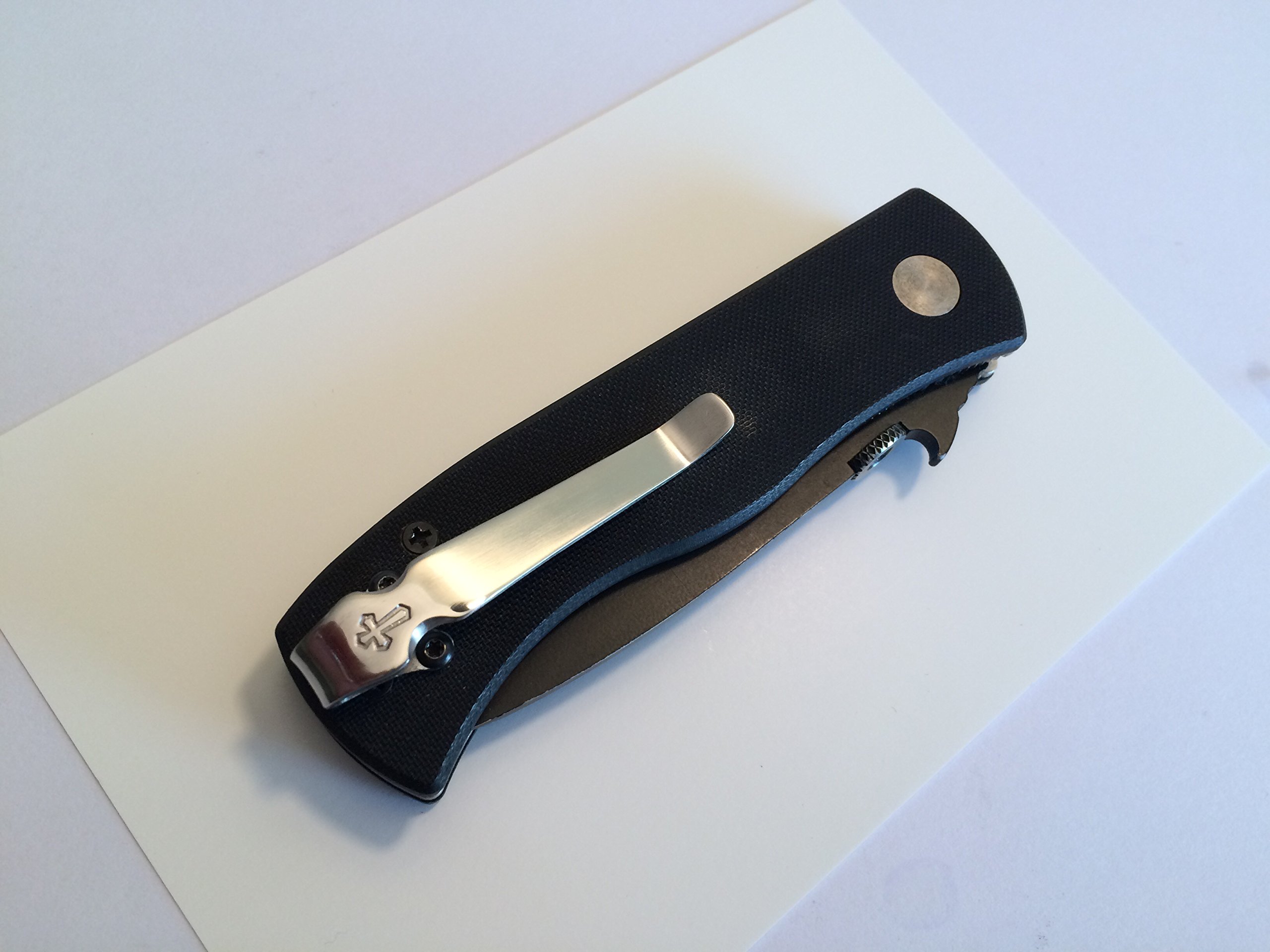 Premium Titanium Deep Carry Pocket Clip for Emerson Folding Knives | Secure & Durable EDC Accessory for Outdoor, Camping & Tactical Use
