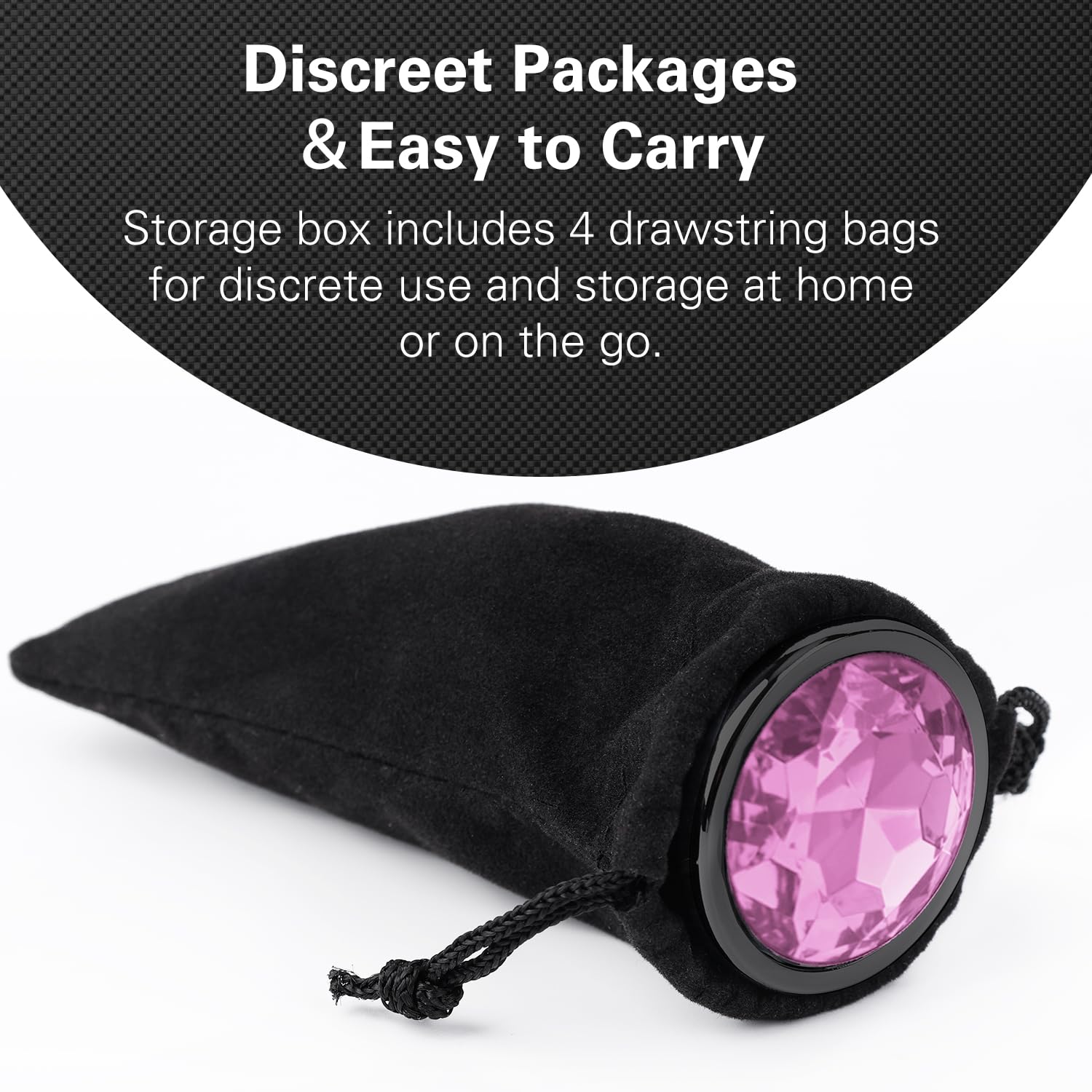 **4-Piece Anal Plug Beginner Set - Jewel Butt Plugs for Anal Training & G-Spot Stimulation | Comfortable & Safe Sex Toys for Men, Women & Couples | Perfect for Solo Play & Couples' Intimacy**