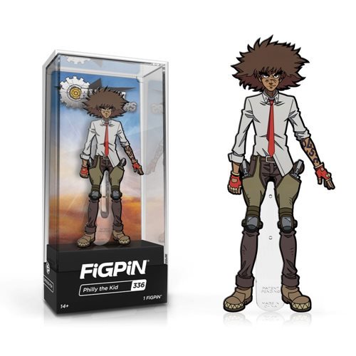 Cannon Busters FiGPiN Enamel Pin - Philly the Kid Collectible (336) | Anime Merchandise for Fans, Cosplay & Gift Giving