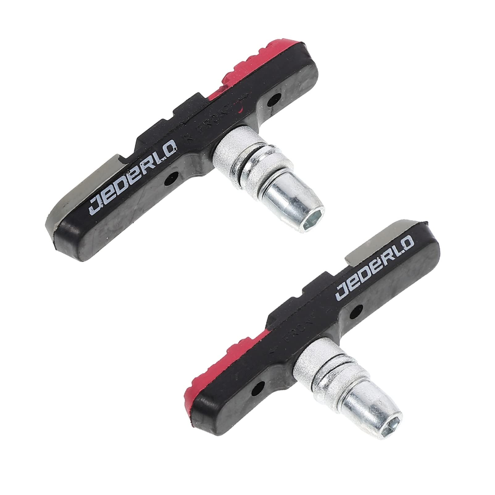DOITOOL 2 Pairs Bicycle Brake Pads - V-Brake Pads for Mountain Bikes & Stationary Bikes - High Performance Virgin Rubber Brake Blocks with Caliper Tool - Perfect for Road Cycling, Commuting & Off-Road Adventures