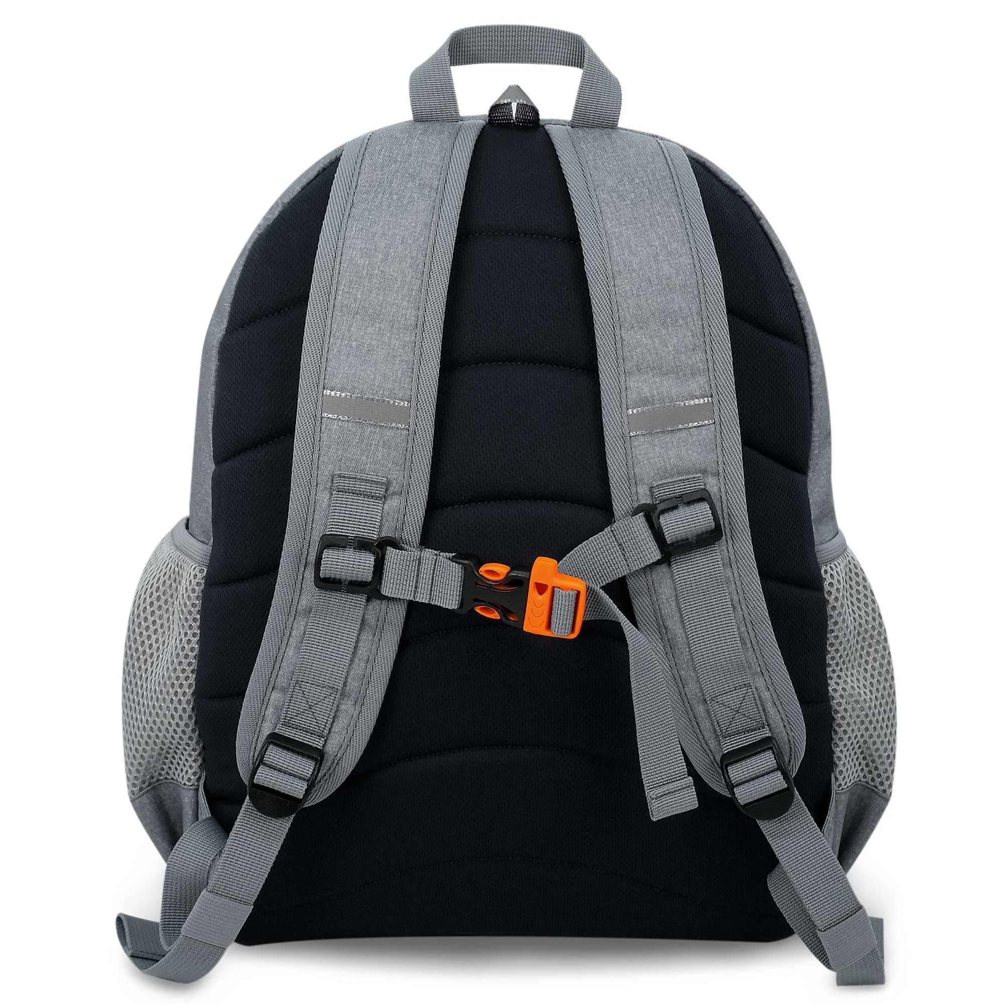 Jan & Jul Heather Grey Kids Backpack - Lightweight School Backpack for Boys & Girls - Perfect for School, Travel & Outdoor Adventures