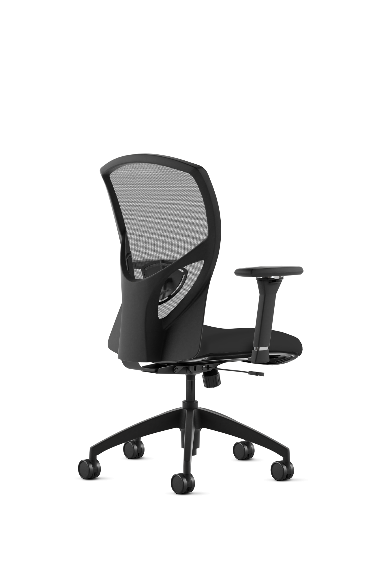 9 to 5 Theory Mid Back Ergonomic Office Chair with Adjustable Seat Slider - Lumbar Support Mesh Task Chair for Home & Office Workspace (Model 2160) - Perfect for Long Hours of Computer Work, Gaming, and Remote Working