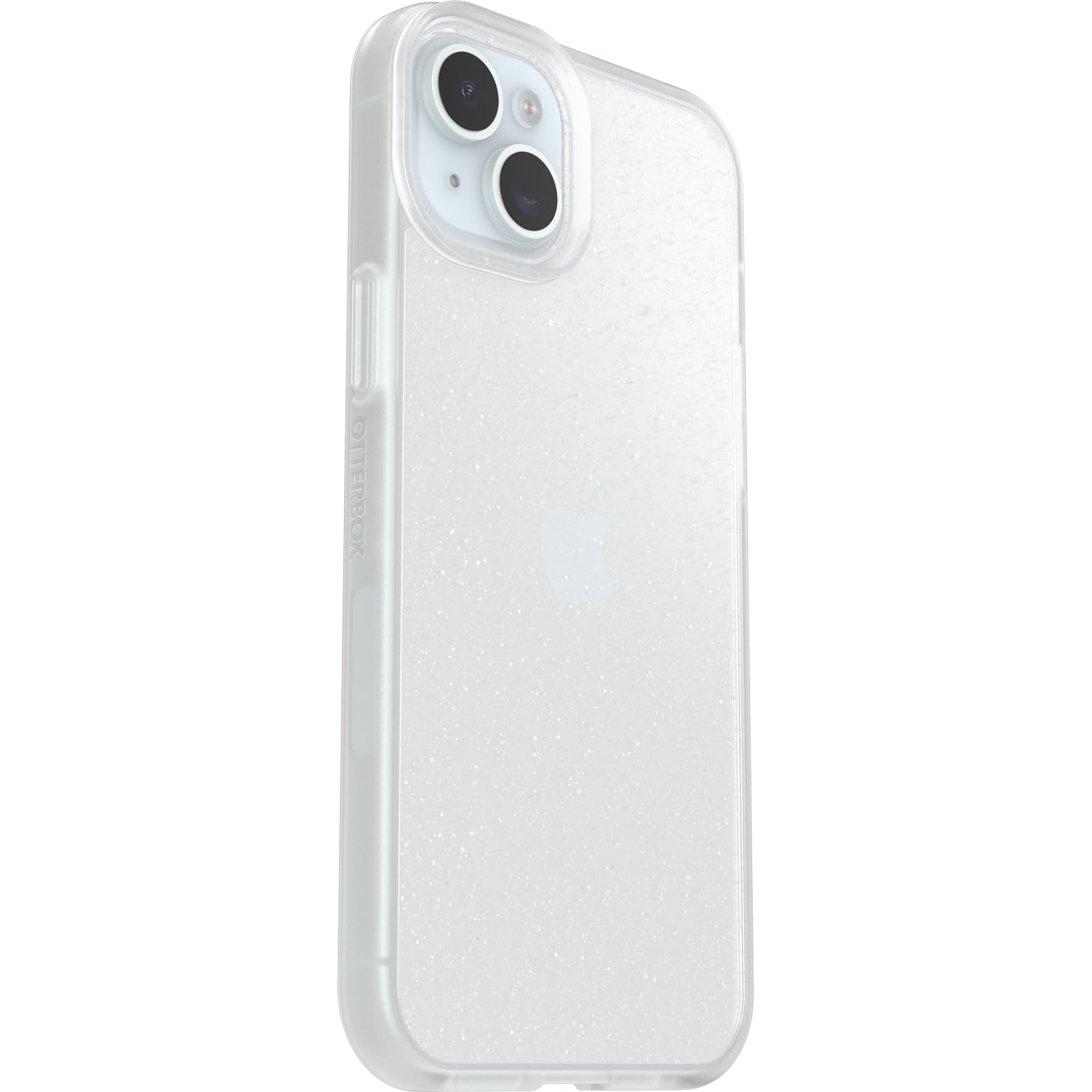 OtterBox iPhone 15 Plus & iPhone 14 Plus Prefix Series Case - Ultra Thin Clear Glitter Protective Cover with Raised Edges | Wireless Charging Compatible | Slim Pocket-Friendly Design for Everyday Use & Travel Protection