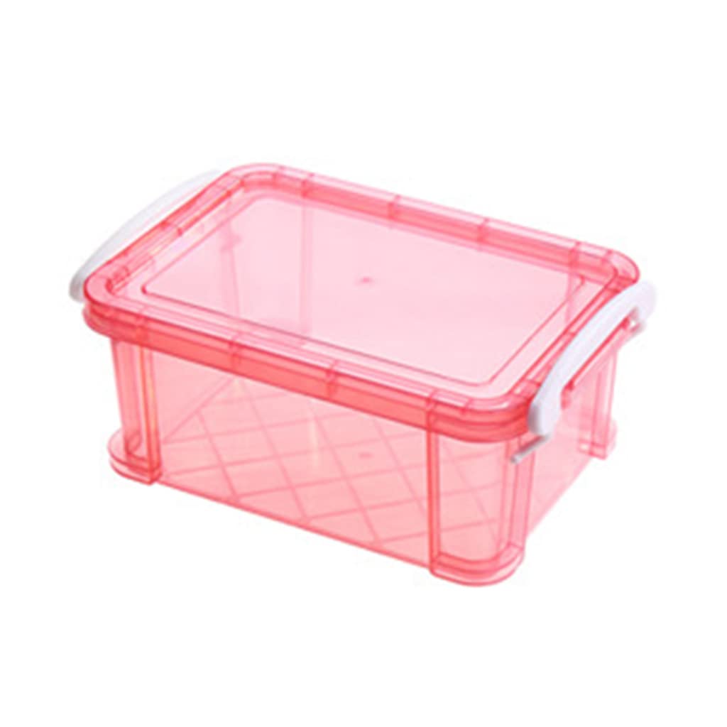Sturdy Plastic Storage Box with Handle for Adults - Perfect for Organizing Toys, Clothes, and Home Office Supplies