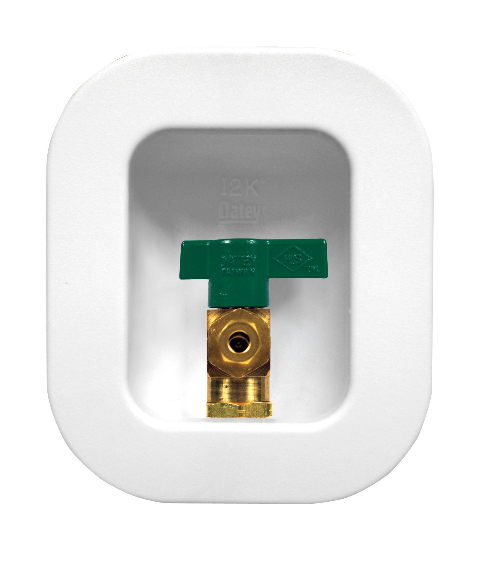 Oatey 39130 Brass Ice Maker Box - Universal Fit for Refrigerator & Freezer Water Lines - Plumbing Connector for Home & Commercial Use