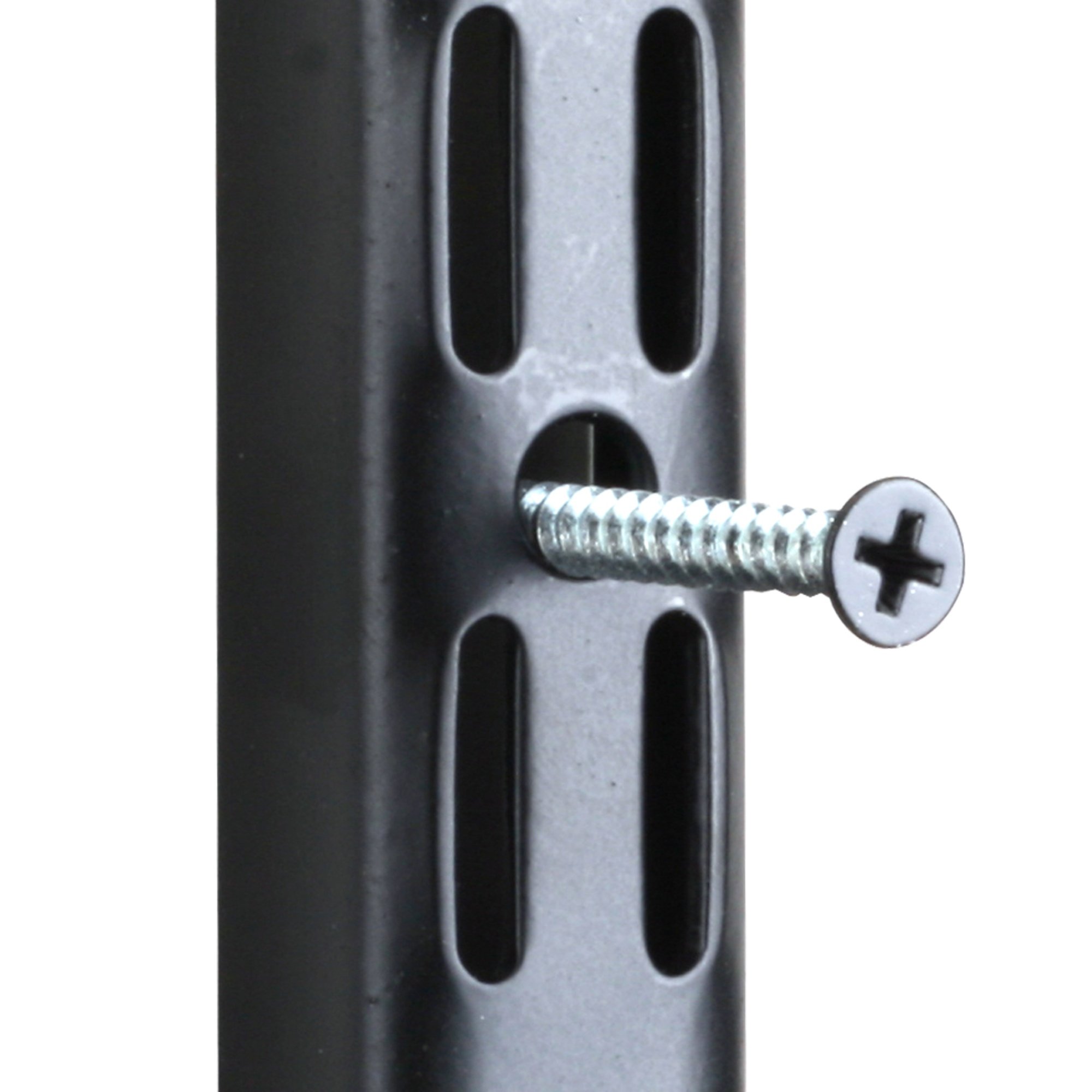 John Sterling CD-0142-BK Black Dual Track Standard & Hang Track Screws - Perfect for DIY Projects, Furniture Assembly, and Home Improvement