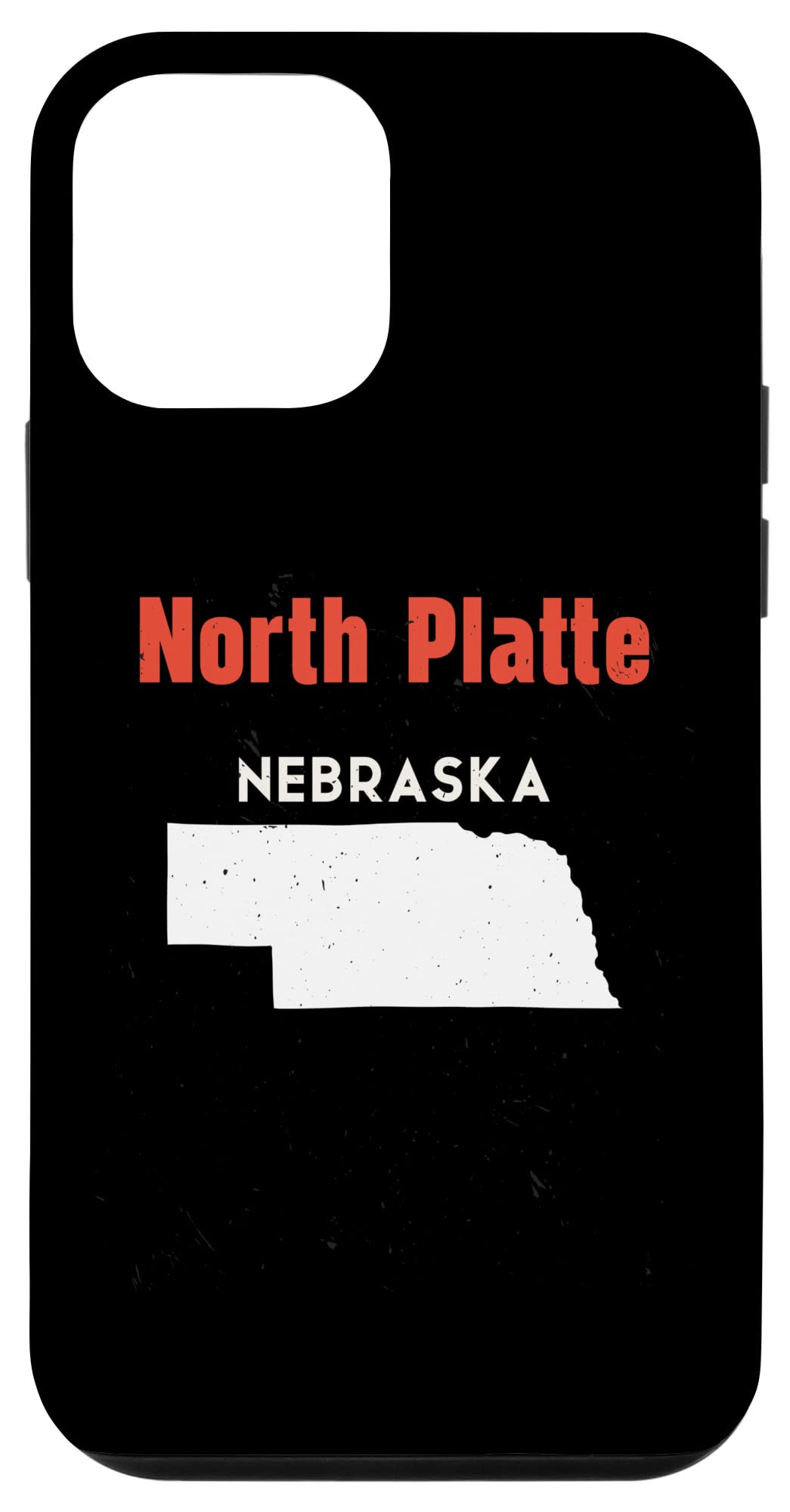 iPhone 12 Mini Case - Nebraska USA State Design with North Platte Skyline | Durable Protective Cover for Travel & Daily Use