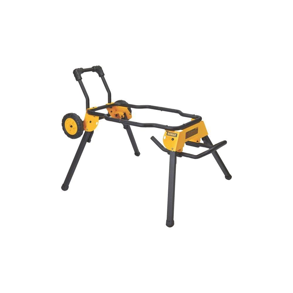 DEWALT DWE74911 Rolling Table Saw Stand - Portable Workbench for Woodworking & DIY Projects - Perfect for Job Sites, Workshops & Home Use
