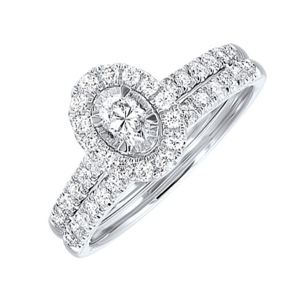 14K White Gold Diamond Ring (3/4 CTW) - Elegant Solitaire Engagement Ring for Women, Perfect for Proposals, Anniversaries & Special Occasions