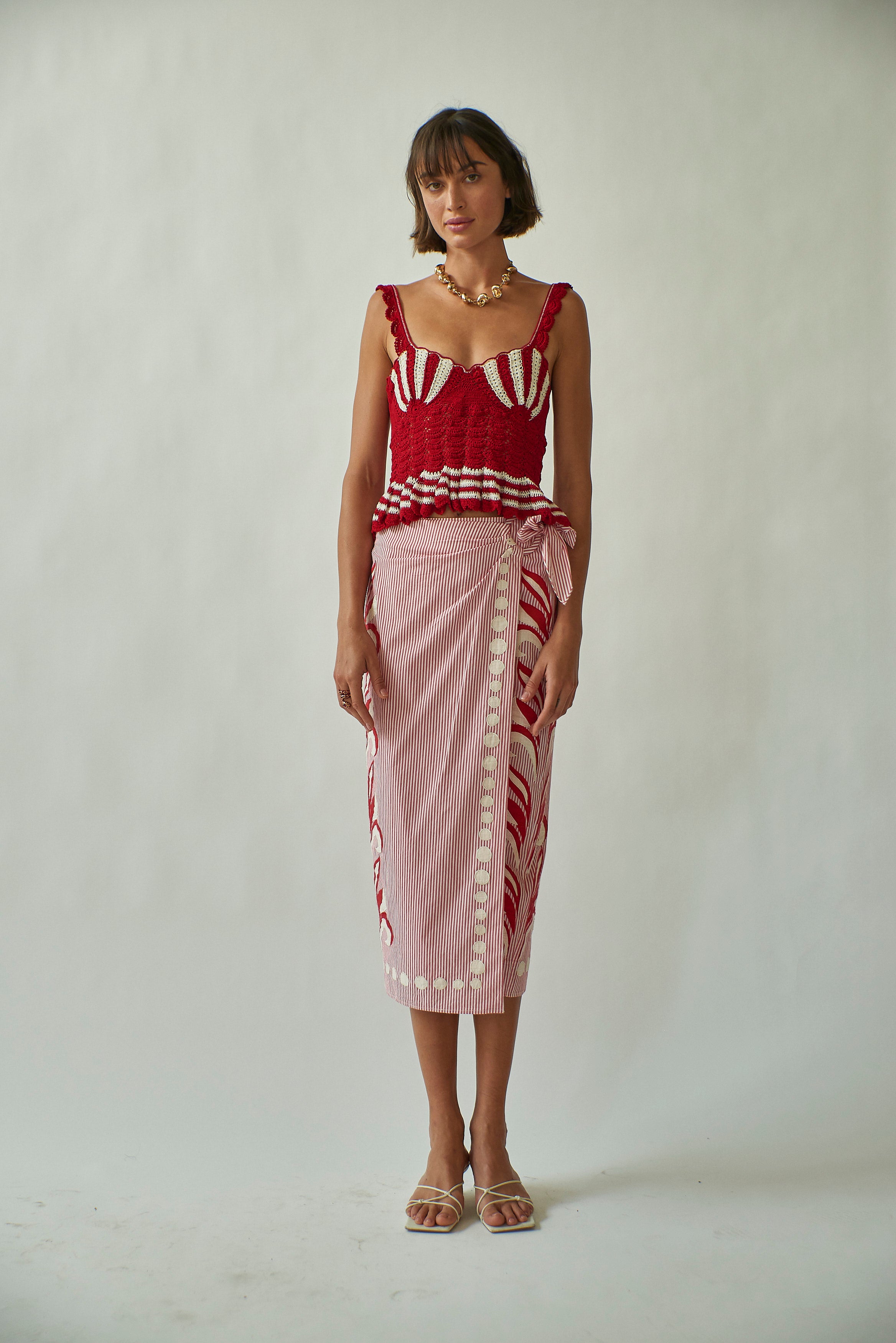 Loren Skirt 2 - Women's Flowy Midi Skirt with Pockets | Perfect for Casual Outfits, Office Wear & Summer Vacations